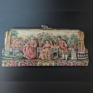 Elegant Tapestry Clutch Wallet